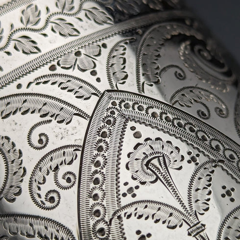 1887 British Antique Sterling Silver Mug 178g John Aldwinckle & Thomas Slater